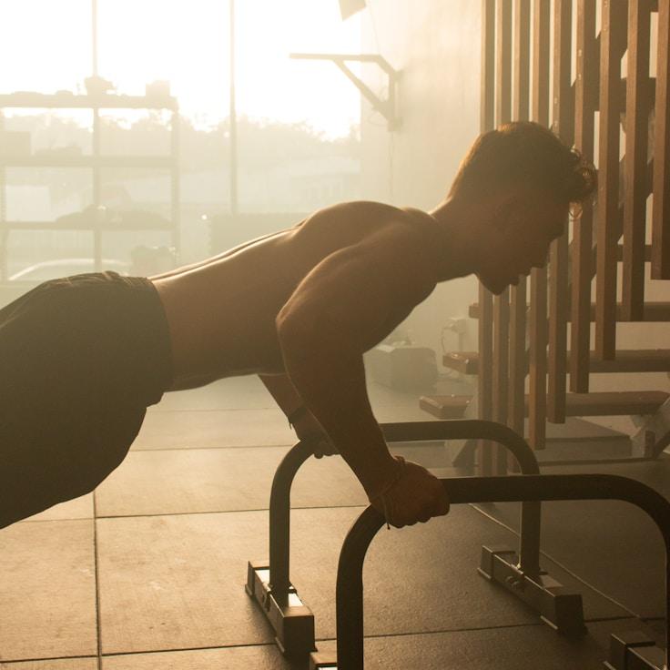 Modern fitness center interior with exercise equipment